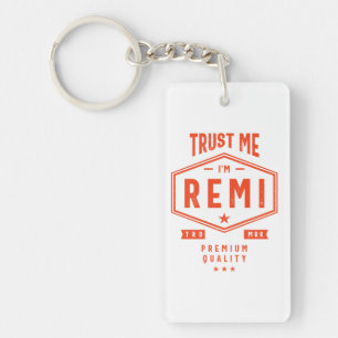 Porte-clefs Remi Nom personnalisé Cadeau Anniversaire