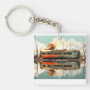 Porte-clefs Remorque Caravan vintage RV Thunder_Cove
