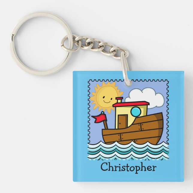 Porte-clefs Remorqueur Personnalisé  (Devant)