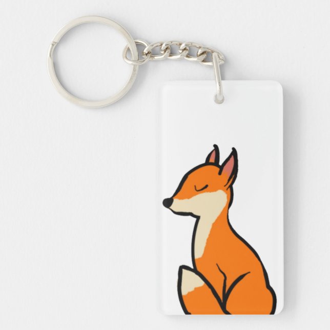 Porte-clefs Renard personnalisable (Devant)