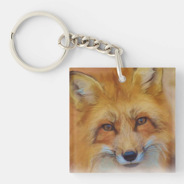 Porte-clefs Renard rouge (Devant)