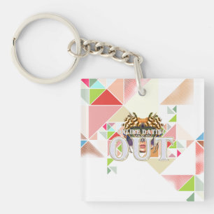 Porte-clefs Rencontre en ligne terminée