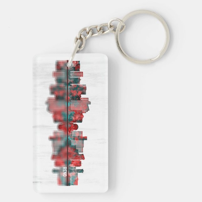 Porte-clefs Reno Nevada Skyline (Dos)