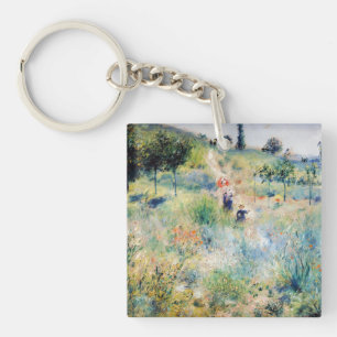 Porte-clefs Renoir - Chemin montant dans les hautes herbes