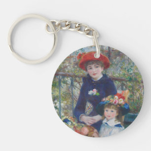 Porte-clefs Renoir Deux Sœurs Terrasse Impressionnisme Françai