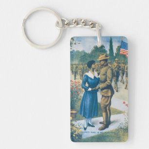 Porte-clefs Réplique - Vintage WWI "L'homme coloré n'est pas