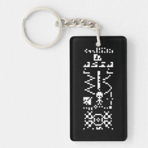 Porte-clefs Réponse au message binaire d'Arecibo