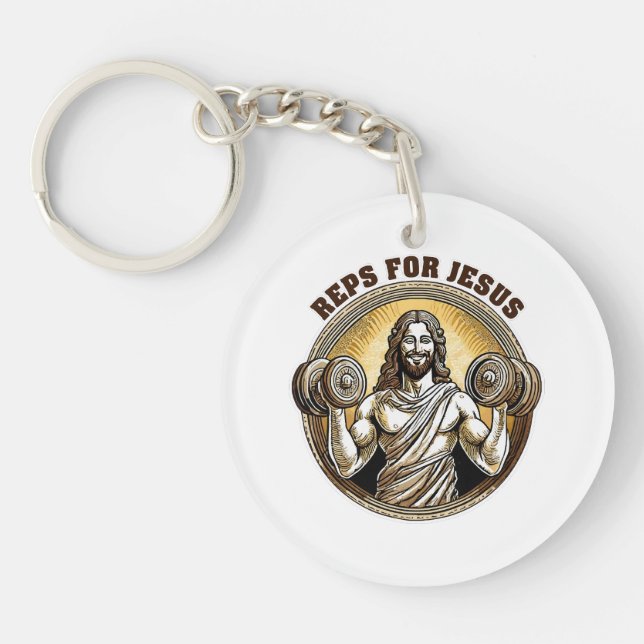 Porte-clefs Reps pour Jésus (Devant)