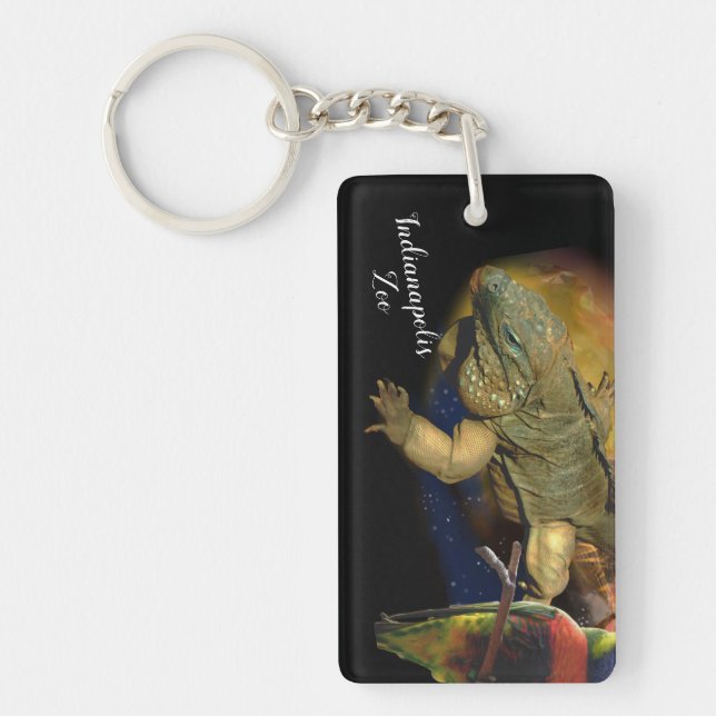 Porte-clefs Reptiles et oiseaux du zoo d'Indianapolis (Devant)