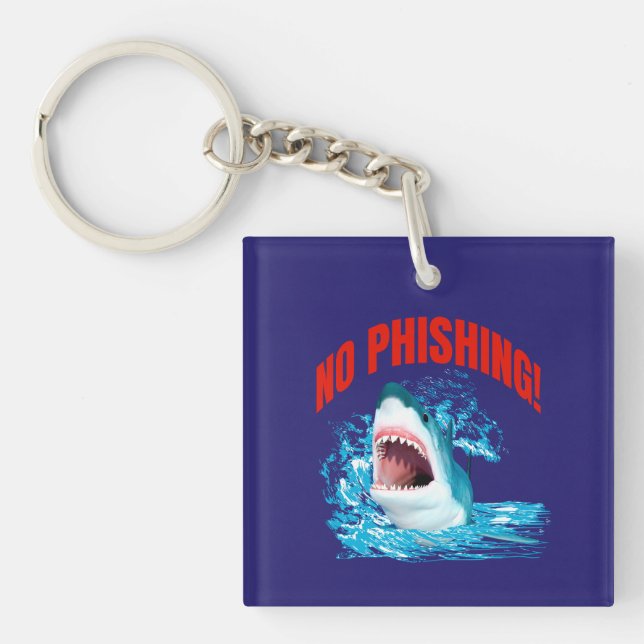Porte-clefs Requin Anti Phame Drôle (Devant)