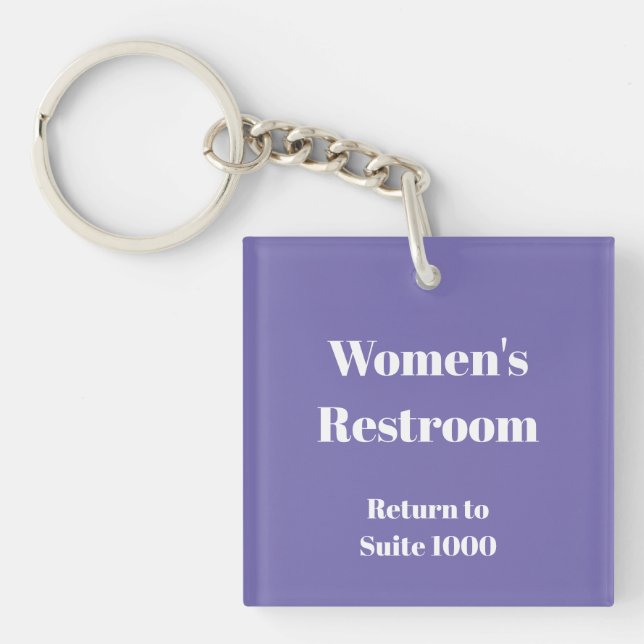 Porte-clefs Réservoir pour femmes Retour à la suite Numéro Mod (Devant)