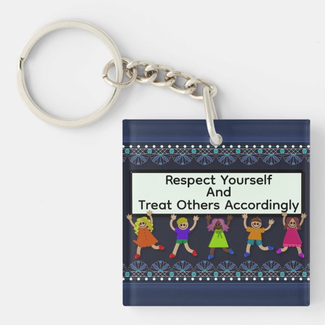Porte-clefs Respect Yourself Keychain (Devant)