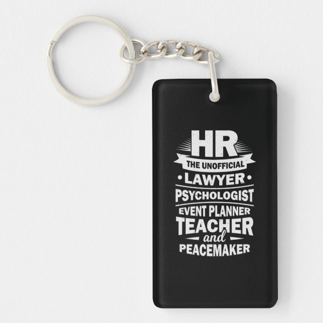 Porte-clefs Ressources humaines Fières (Devant)