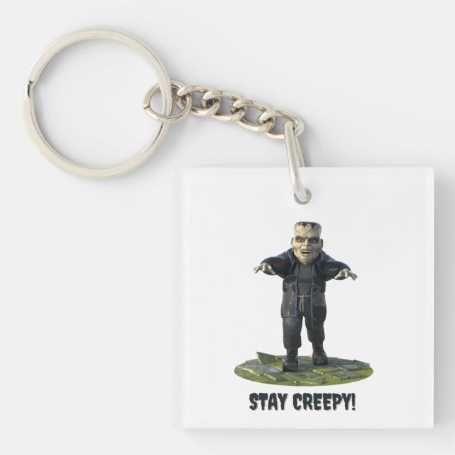 Porte-clefs Reste Déplaisant ! Le monstre de Frankenstein (Devant)