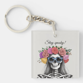 Porte-clefs Restez effrayant