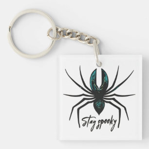 Porte-clefs Restez Éffrayant Halloween Spider