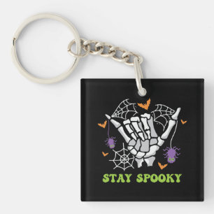 Porte-clefs Restez Éffrayant Halloween Squelette main