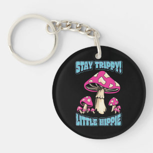 Porte-clefs Restez Trippy ! Petit Hippie