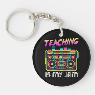 Porte-clefs Retour à l'école Rétro Enseigner est mon truc 80s