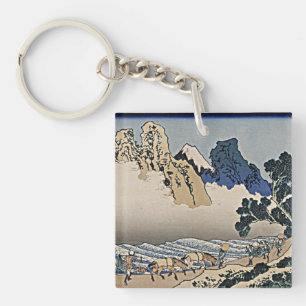 Porte-clefs Retour de la montagne Fuji de la rivière Minobu Ho