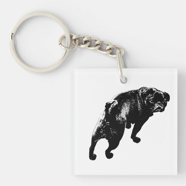 Porte-clefs Retournement Enthousiaste, Attitude Moderne (Devant)