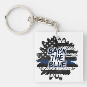 Porte-clefs Retournez le bleu