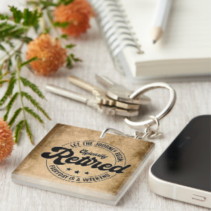 Porte-clefs Retraite
