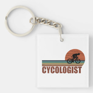 Porte-clefs Retraite de cyclisme drôle - Vieux Cycologue 