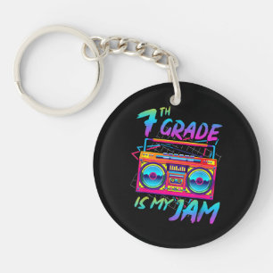 Porte-clefs Rétro 80s 7e année est mon truc retour à l'école
