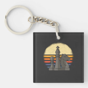 Porte-clefs Rétro des échecs