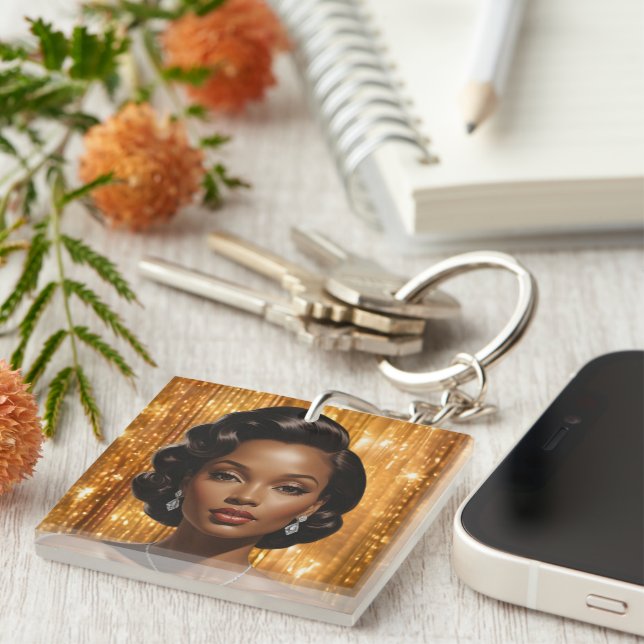 Porte-clefs Retro Glam Girls (Diana) (Devant Droit)