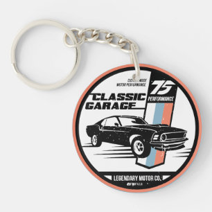 Porte-clefs Retro Muscle Car Revival T-shirt