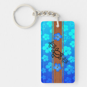 Porte-clefs Rétro planche de surf de Honu