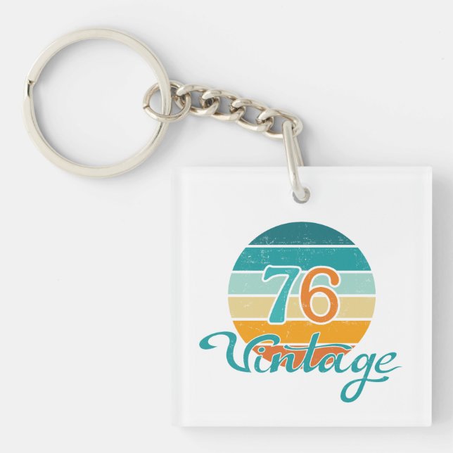 Porte-clefs Retro Sunset 76 Vintage (Devant)