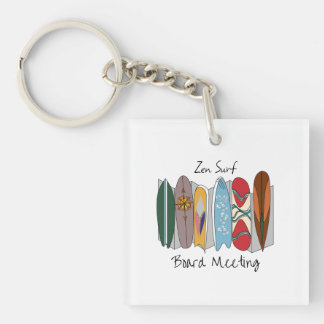 Porte-clefs Réunion Zen Planche de Surf