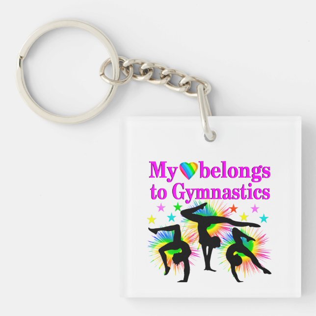PORTE-CLEFS RÊVE DE LA GYMNASTIQUE (Devant)