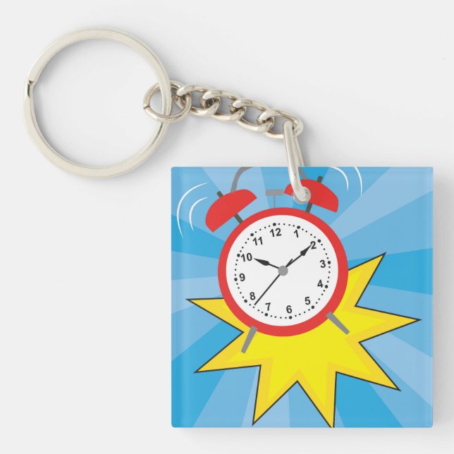 Porte-clefs Réveil de l'horloge (Devant)
