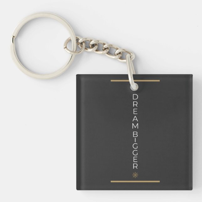 Porte-clefs Rêvez plus grand (Devant)