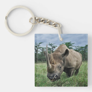 Porte-clefs Rhinocéros noir Kenya