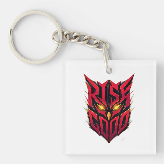 Porte-clefs Rise God Owl Masque T-Shirt (Devant)