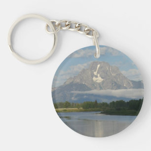 Porte-clefs Rivière Jackson Hole dans le parc national de Gran