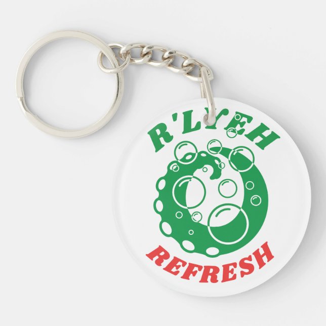 Porte-clefs R'lyeh Lave-linge détergent Innsmouth Lovecraft (Devant)
