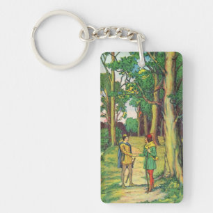 Porte-clefs Robin des Bois et Petit Jean