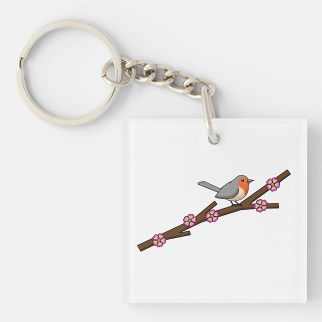 Porte-clefs Robin sur Sakura (Devant)