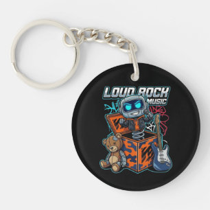 Porte-clefs Robot de musique rock bruyant