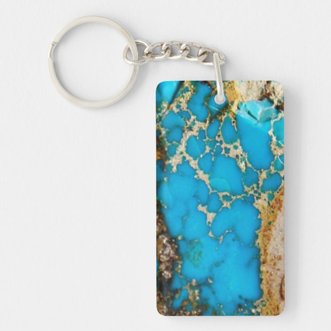 Porte-clefs Roche 1 de turquoise (Devant)