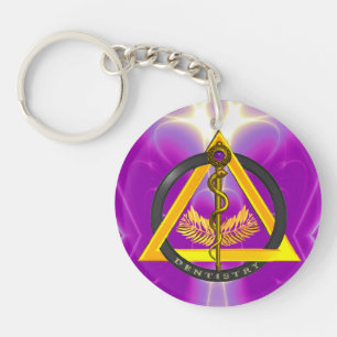 PORTE-CLEFS ROCHE DE LA DENTISSE DENTISTE ASCLEPIUS