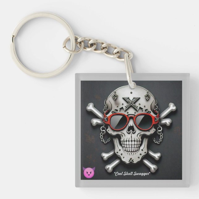 Porte-clefs "Rockstar Attitude Graphic" (Devant)