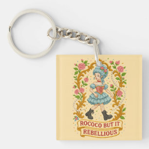 Porte-clefs Rococo Mais Le Rendre Rebellieux" Esthétique