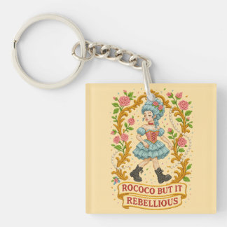 Porte-clefs Rococo Mais Le Rendre Rebellieux" Esthétique